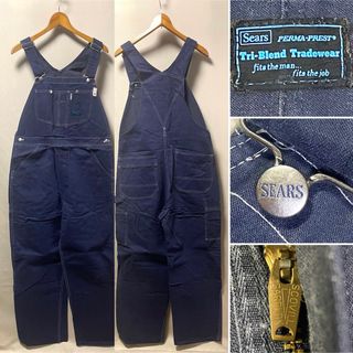 1970s SEARS  デニムオーバーオール  Size36(サロペット/オーバーオール)