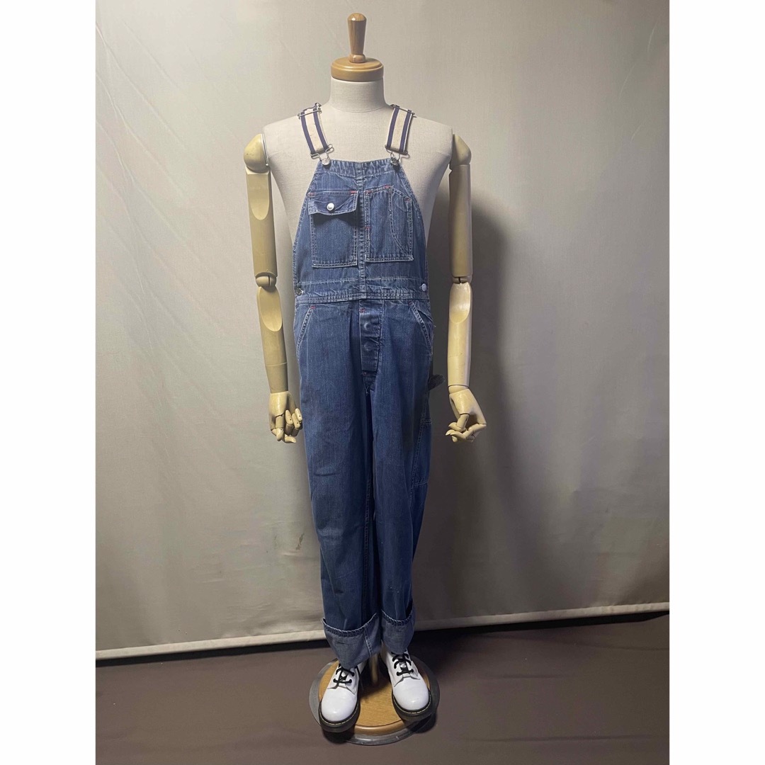 1960s MADE WELL  デニムオーバーオール  Size 32 メンズのパンツ(サロペット/オーバーオール)の商品写真