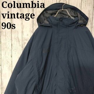 コロンビア(Columbia)の90sコロンビア中綿ジャケットパーカービッグサイズリバーロッジXXL（773）(マウンテンパーカー)