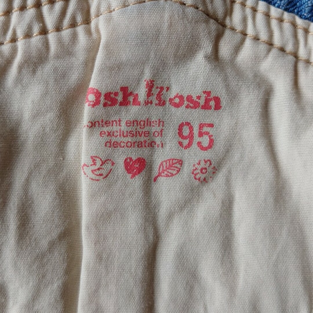 OshKosh(オシュコシュ)のOSHKOSH　オシュコシュ　デニム　ジャンパースカート キッズ/ベビー/マタニティのキッズ服女の子用(90cm~)(その他)の商品写真