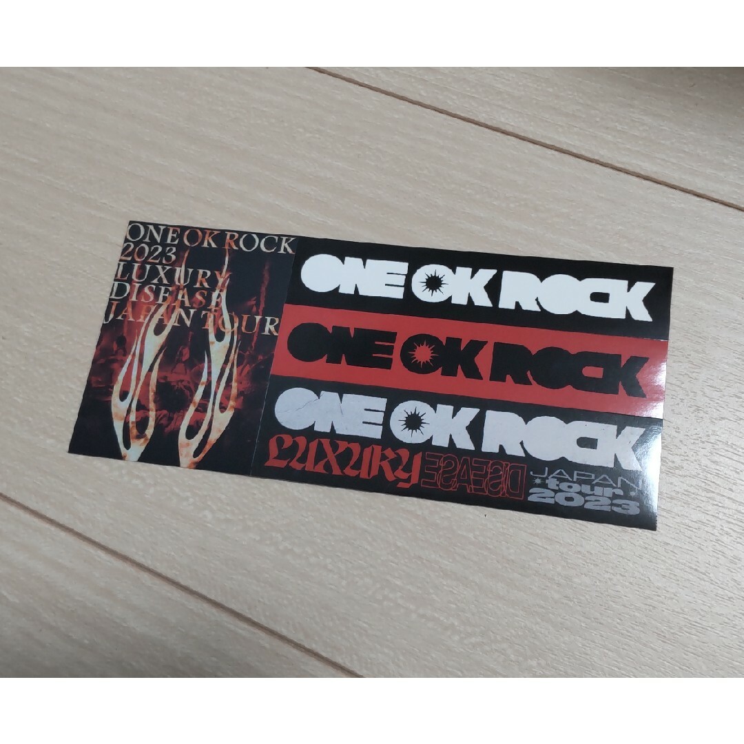 ONE OK ROCK - ONE OK ROCK 2023 LUXURY 特典 ステッカー☆新品 ONE OK ROCK - ONE OK ROCK 2023 LUXURY 特典 ステッカー☆新品