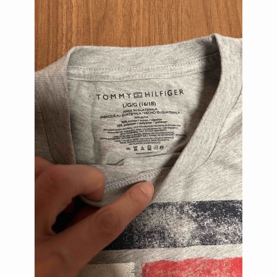 TOMMY HILFIGER(トミーヒルフィガー)のトミーヒルフィガー　キッズサイズのLサイズ メンズのトップス(Tシャツ/カットソー(半袖/袖なし))の商品写真