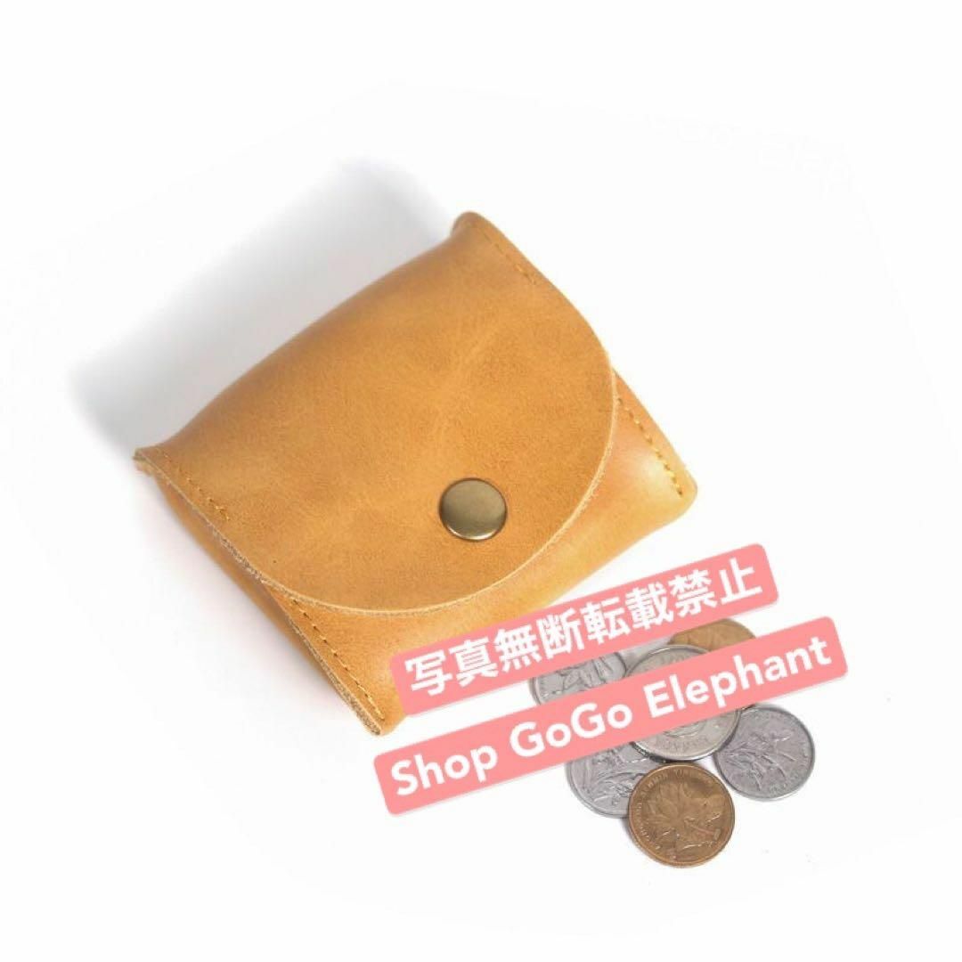 韓国♡小物　brown leather　おしゃれ　シンプル　財布　コイン入れ スマホ/家電/カメラのスマホアクセサリー(iPhoneケース)の商品写真