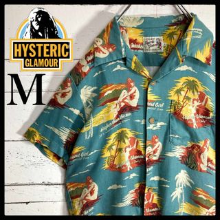 ヒステリックグラマー(HYSTERIC GLAMOUR)の【超希少モデル】ヒステリックグラマー☆総柄 ヒスガール オープンカラーシャツ(シャツ)