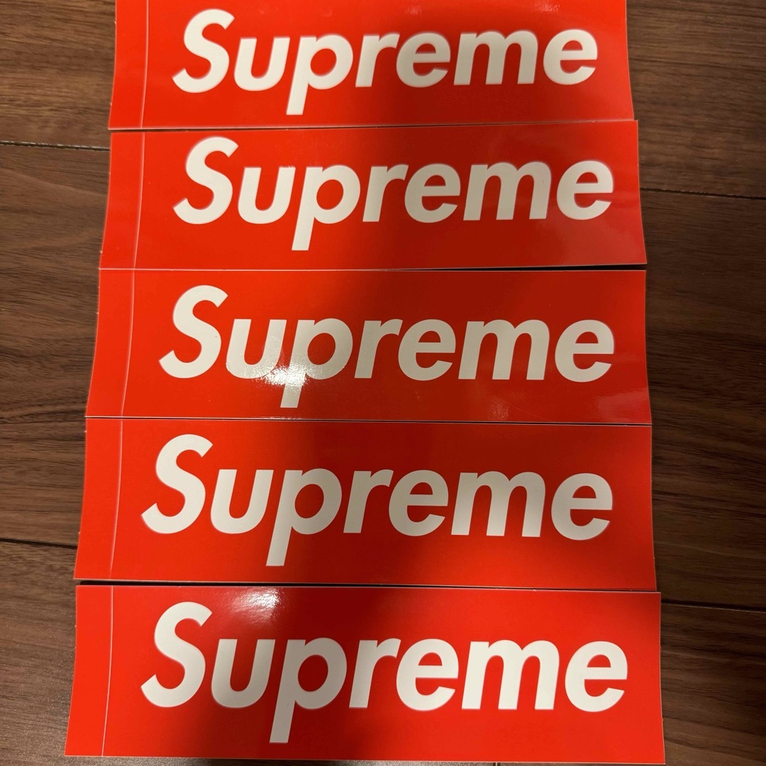 Supreme(シュプリーム)のSupreme ステッカー BOX LOGO 5枚 エンタメ/ホビーのコレクション(ノベルティグッズ)の商品写真