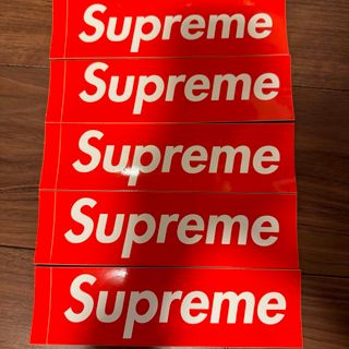 シュプリーム(Supreme)のSupreme ステッカー BOX LOGO 5枚(ノベルティグッズ)