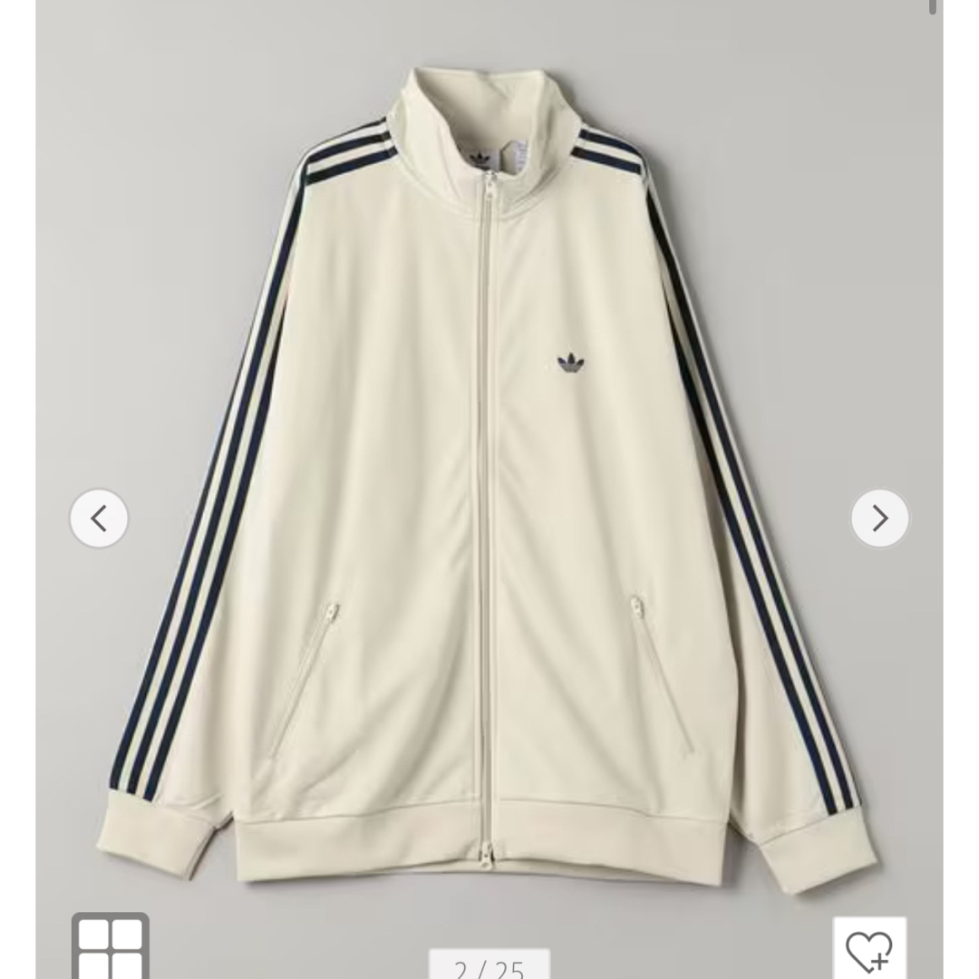 Originals（adidas）(オリジナルス)のadidas Originals トラック ジャケット　ベージュ メンズのトップス(ジャージ)の商品写真