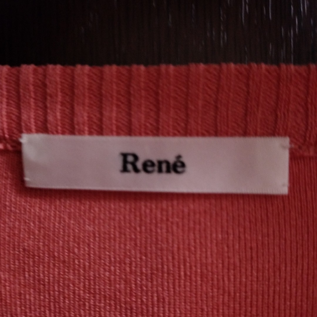 René(ルネ)の定価4万円程度★綺麗★ルネ★レッドピンクカーディガン レディースのトップス(カーディガン)の商品写真