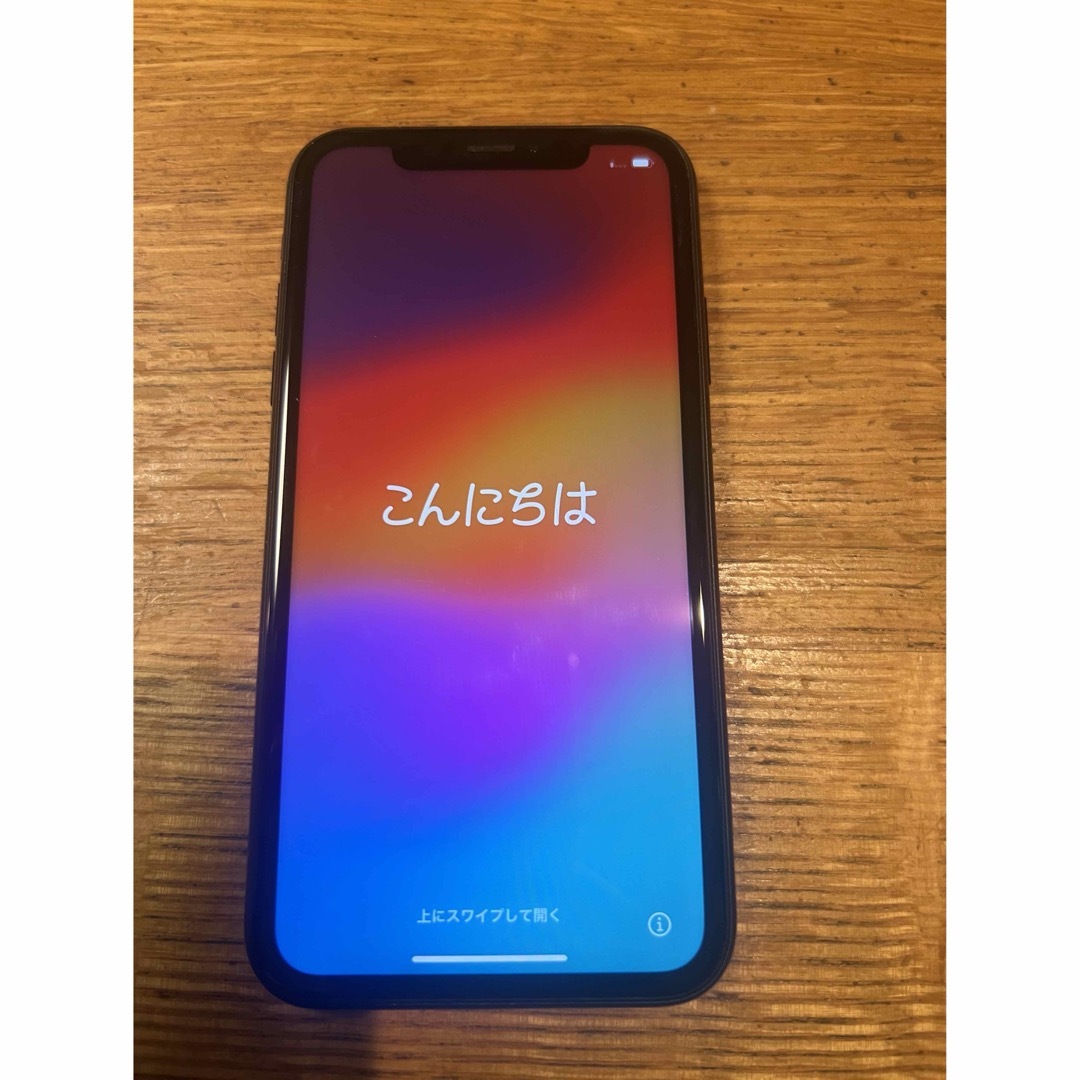 iPhone(アイフォーン)のiPhone XR 本体 ブラック 64 GB simロック解除済み スマホ/家電/カメラのスマートフォン/携帯電話(スマートフォン本体)の商品写真