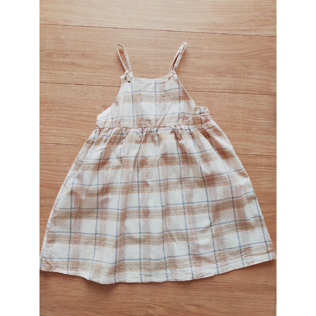 tete a tete(テータテート)のチェック柄ワンピース キッズ/ベビー/マタニティのキッズ服女の子用(90cm~)(ワンピース)の商品写真