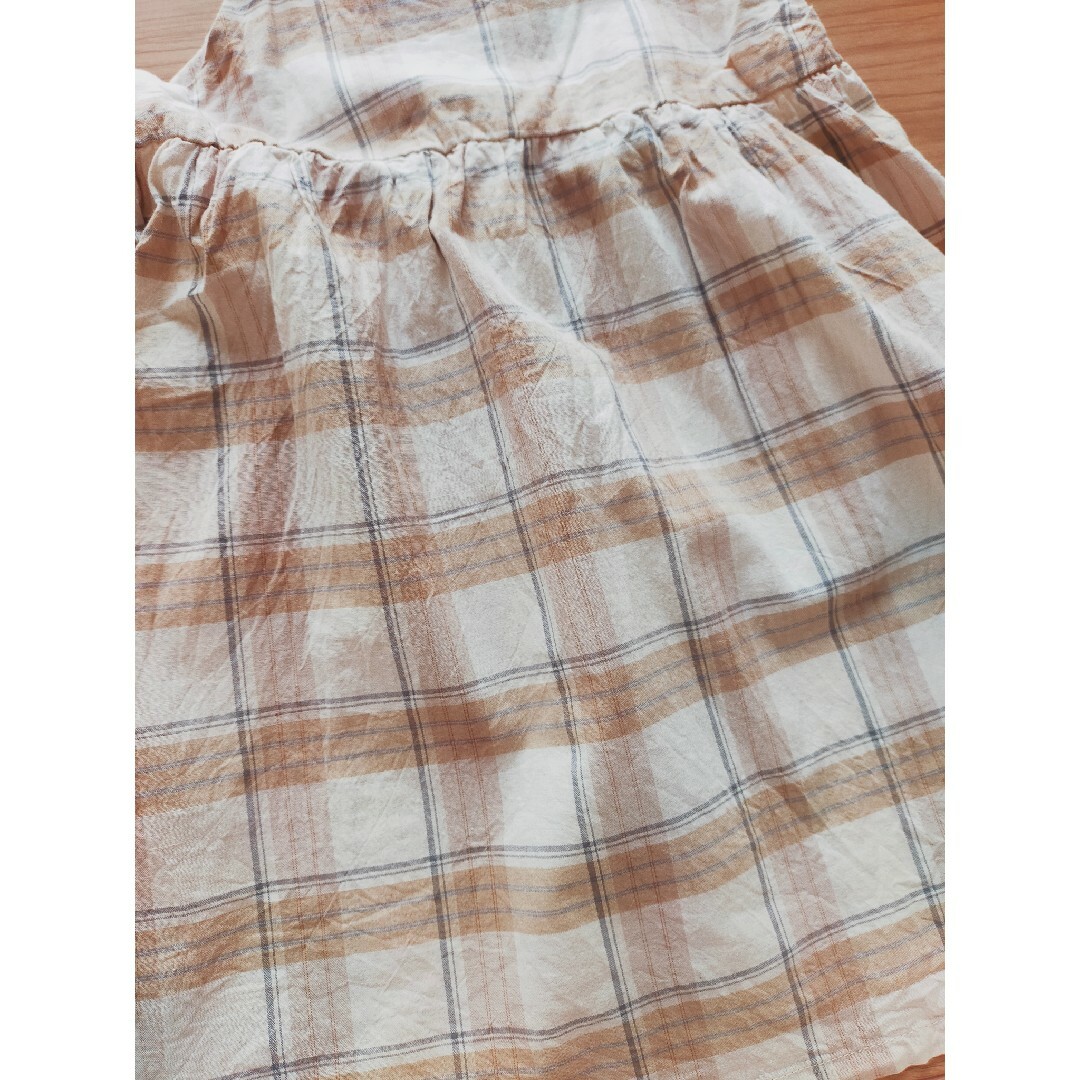 tete a tete(テータテート)のチェック柄ワンピース キッズ/ベビー/マタニティのキッズ服女の子用(90cm~)(ワンピース)の商品写真