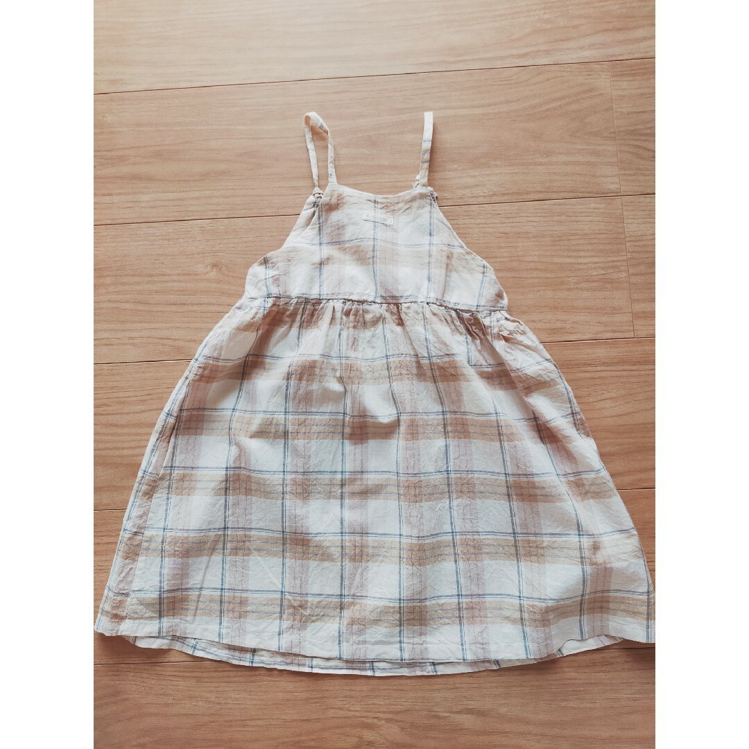 tete a tete(テータテート)のチェック柄ワンピース キッズ/ベビー/マタニティのキッズ服女の子用(90cm~)(ワンピース)の商品写真