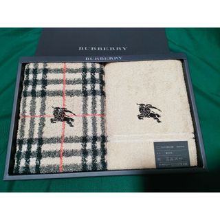 希少 BURBERRY バーバリー フェイスタオル2枚