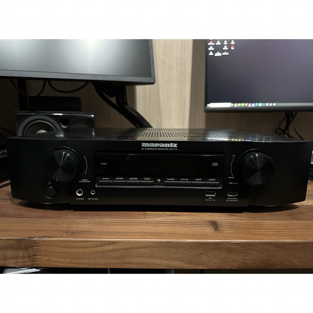 marantz(マランツ)のマランツ AVサラウンドレシーバー NR1710 ブラック スマホ/家電/カメラのオーディオ機器(アンプ)の商品写真