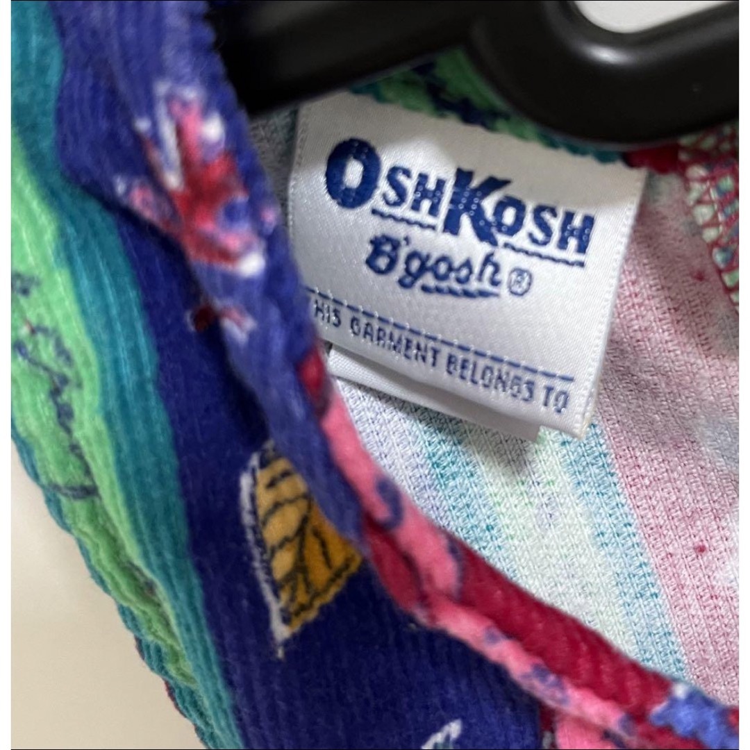 OshKosh(オシュコシュ)のoshkosh オシュコシュ　花柄　ワンピース　ジャンパースカート　レア キッズ/ベビー/マタニティのキッズ服女の子用(90cm~)(ワンピース)の商品写真