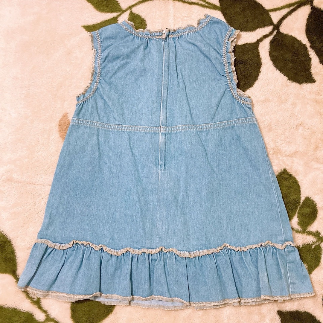 KP(ニットプランナー)のジャンバースカート　ワンピース　90 キッズ/ベビー/マタニティのキッズ服女の子用(90cm~)(ワンピース)の商品写真