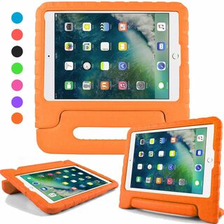 【色: オレンジ】iPad 2018 ケース iPad 2017 9.7 ipa(タブレット)