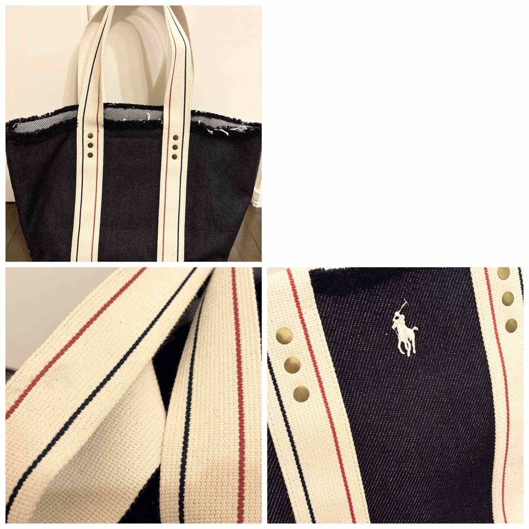 POLO RALPH LAUREN(ポロラルフローレン)のPOLO RALPH LAUREN デニムトートバッグ レディースのバッグ(トートバッグ)の商品写真