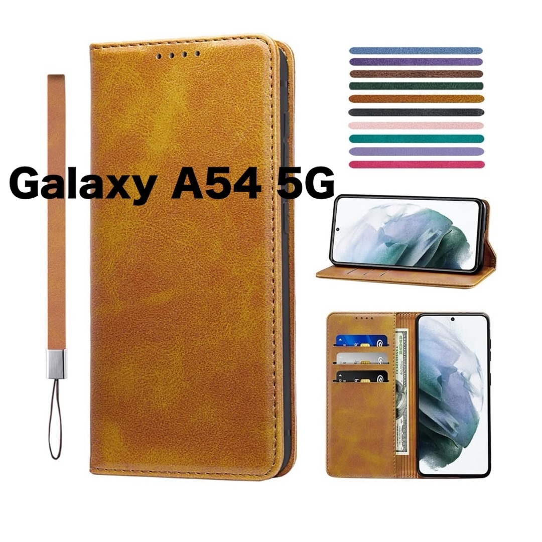 Galaxy A54 5G ケース 手帳型 高質PUレザー スマホ/家電/カメラのスマホアクセサリー(モバイルケース/カバー)の商品写真