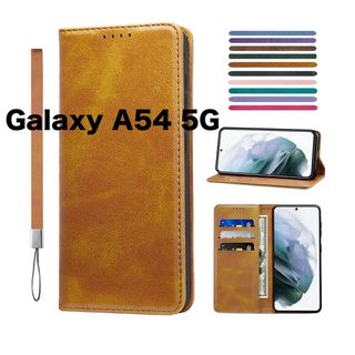 Galaxy A54 5G ケース 手帳型 高質PUレザー