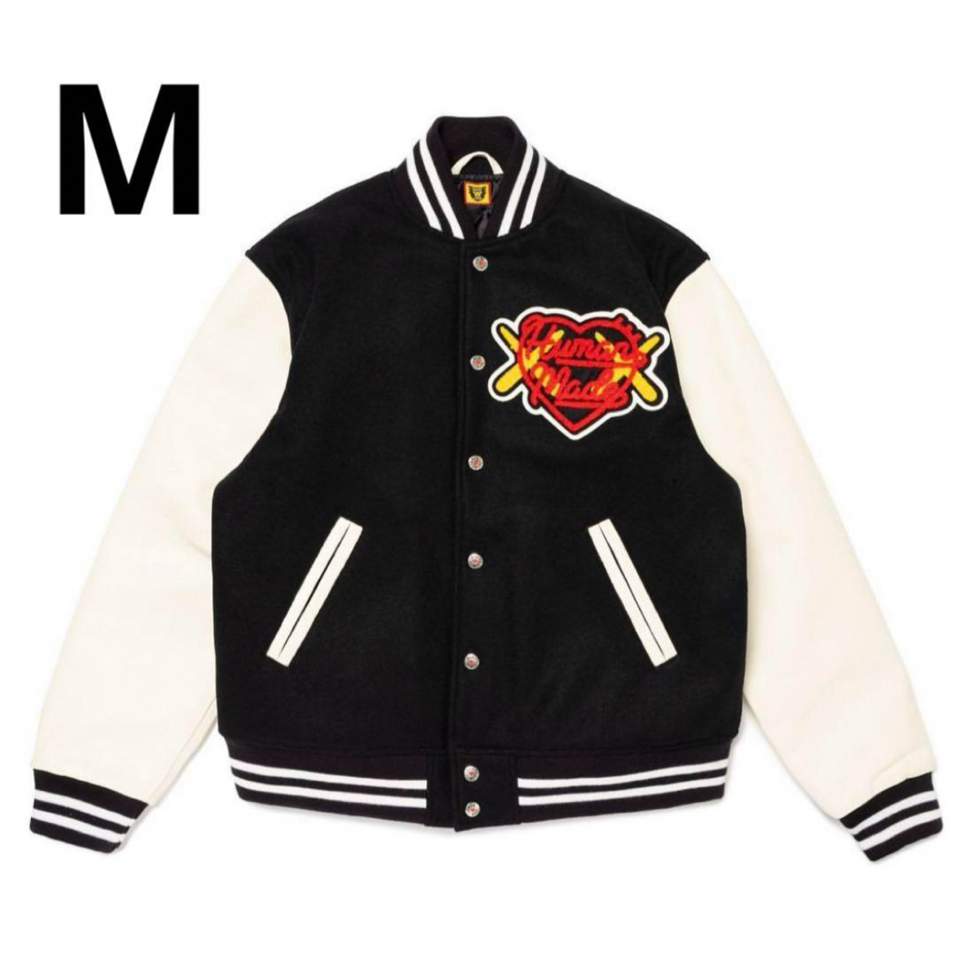 HUMAN MADE - KAWS x HUMAN MADE VARSITY JACKET #1 Mサイズの HUMAN MADE - KAWS x HUMAN MADE VARSITY JACKET #1 Mサイズの