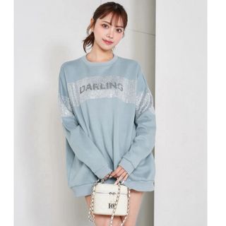 Darich - 新品未使用 Darich ツイードアップリケスウェットトップス Darich - 新品未使用 Darich ツイードアップリケスウェットトップス
