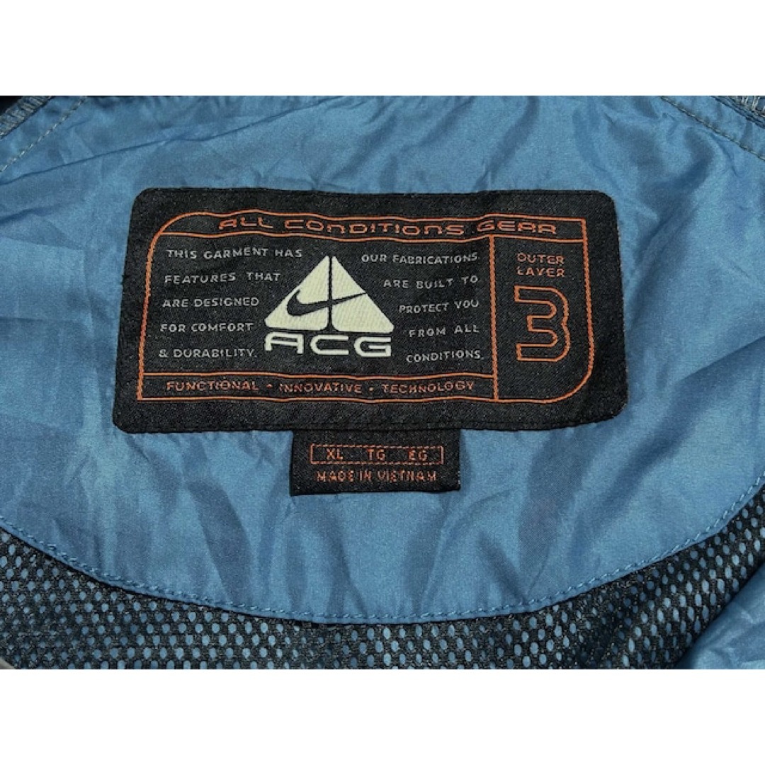 NIKE(ナイキ)の90s NIKE ACG ナイキ ナイロン テック アノラックパーカー XL メンズのジャケット/アウター(ナイロンジャケット)の商品写真