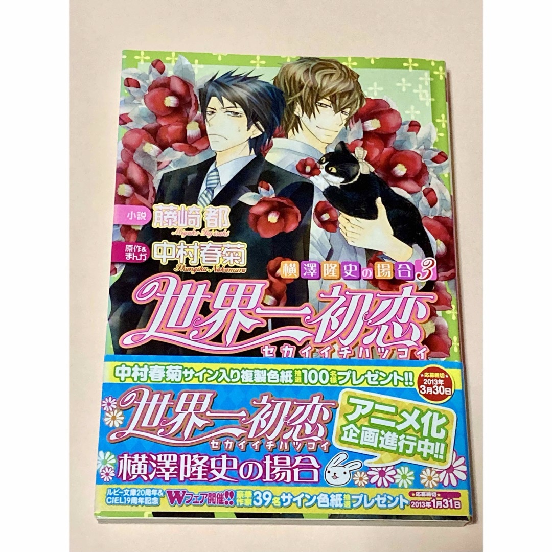 角川書店(カドカワショテン)の世界一初恋～横澤隆史の場合3 エンタメ/ホビーの本(ボーイズラブ(BL))の商品写真