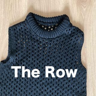 ザロウ(THE ROW)のTHE ROW ワンピース レイヤード  メッシュニット(ひざ丈ワンピース)