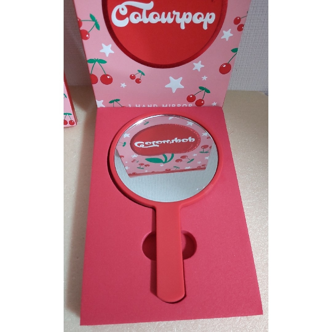 colourpop(カラーポップ)の【未使用※】カラーポップcherry crushアイシャドウパレット&ミラー コスメ/美容のベースメイク/化粧品(アイシャドウ)の商品写真