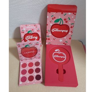 カラーポップ(colourpop)の【未使用※】カラーポップcherry crushアイシャドウパレット&ミラー(アイシャドウ)