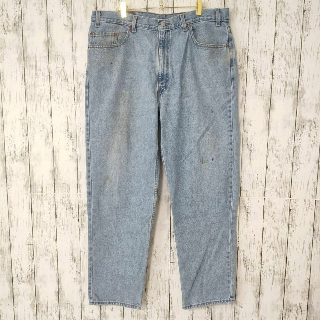 Levi's(リーバイス)のUSA製リーバイス550バギーワイドデニムパンツジーンズW40L30（704） メンズのパンツ(デニム/ジーンズ)の商品写真