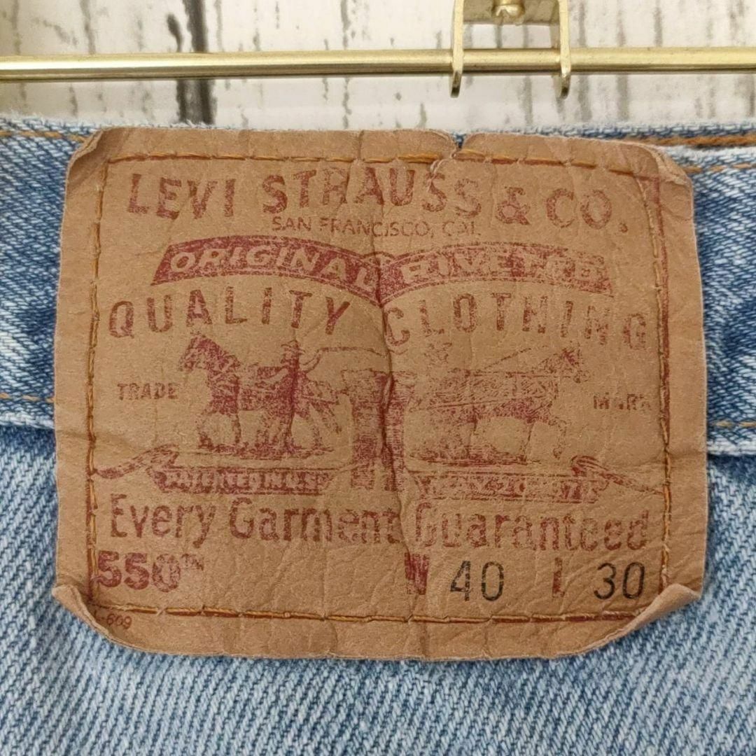 Levi's(リーバイス)のUSA製リーバイス550バギーワイドデニムパンツジーンズW40L30（704） メンズのパンツ(デニム/ジーンズ)の商品写真