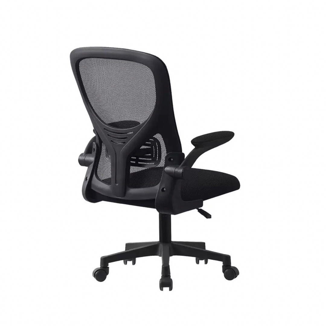 オフィスチェア　デスクチェア　事務イス　回転椅子　可動肘 インテリア/住まい/日用品のオフィス家具(オフィスチェア)の商品写真