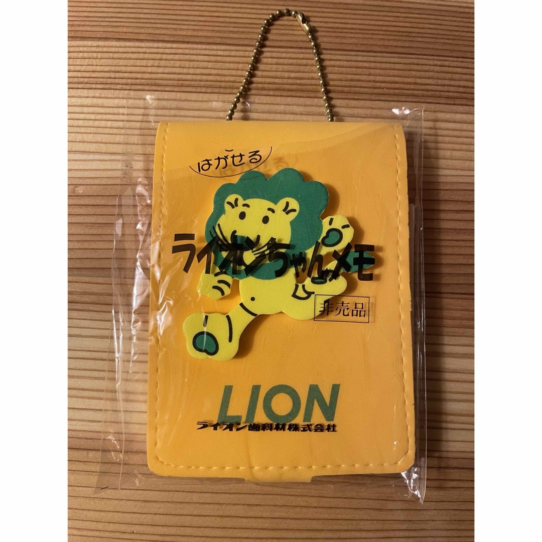 LION(ライオン)の【1980年代非売品！】ライオンちゃんメモ エンタメ/ホビーのおもちゃ/ぬいぐるみ(キャラクターグッズ)の商品写真