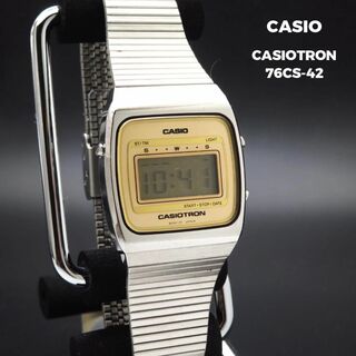 カシオ(CASIO)のCASIO CASIOTRON カシオトロン 76CS-42 ビンテージ(腕時計(デジタル))