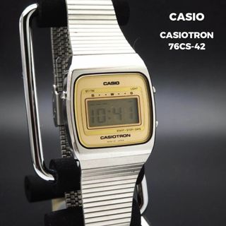 カシオ(CASIO)のCASIO CASIOTRON カシオトロン 76CS-42 ビンテージ(腕時計(デジタル))