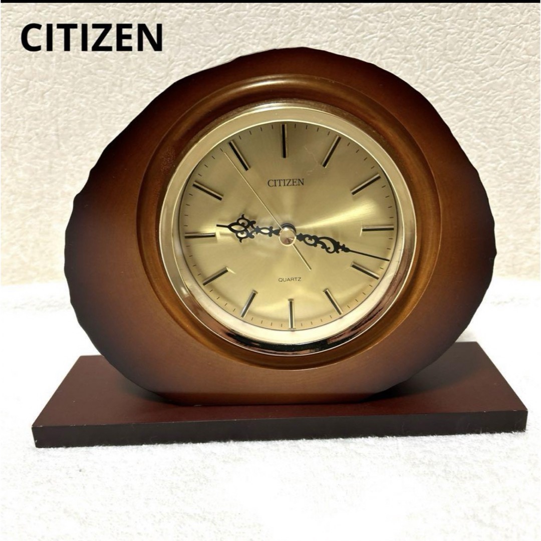 CITIZEN(シチズン)のCITIZEN 置き時計　カエデ　年輪 インテリア/住まい/日用品のインテリア小物(置時計)の商品写真