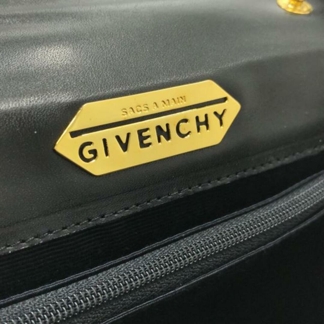 GIVENCHY(ジバンシィ)のジバンシー ハンドバッグ - 黒 レザー レディースのバッグ(ハンドバッグ)の商品写真