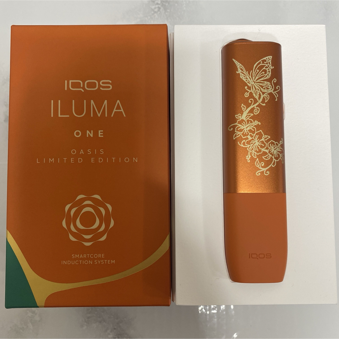 IQOS(アイコス)のiQOS ILUMAONE アイコス イルマワン 加工 アゲハ蝶 オアシス 限定 メンズのファッション小物(タバコグッズ)の商品写真