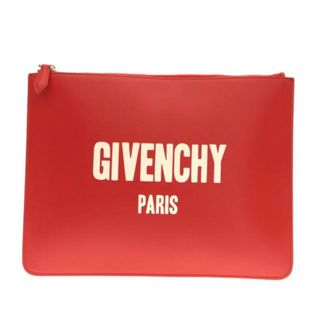 ジバンシィ(GIVENCHY)のジバンシー クラッチバッグ美品  - レッド(クラッチバッグ)