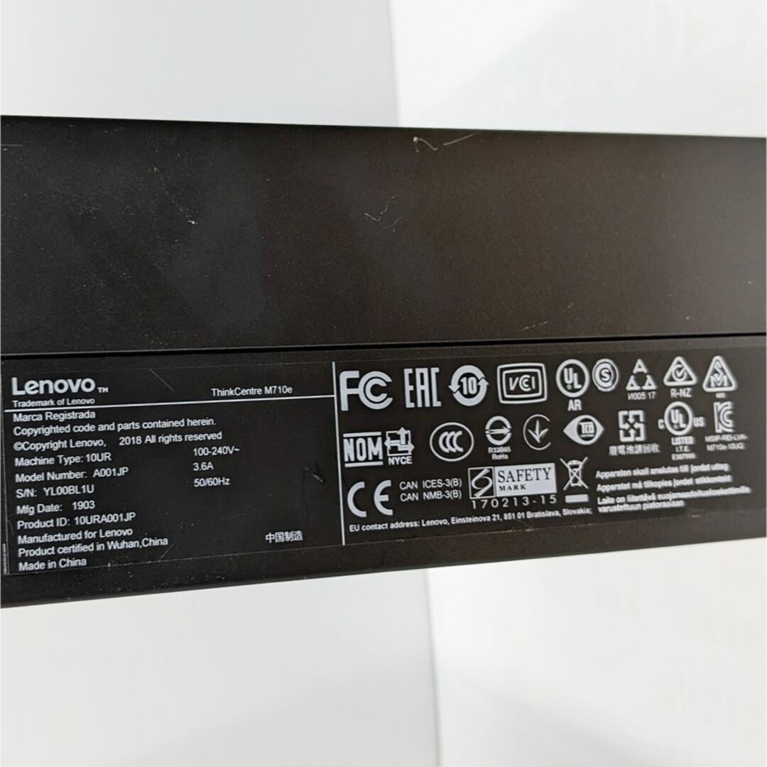 Lenovo(レノボ)の【HDD 500GB】【Core i3】レノボ【メモリ8GB】 CP-109 スマホ/家電/カメラのPC/タブレット(デスクトップ型PC)の商品写真