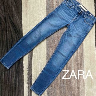 ザラ(ZARA)の【送料無料】ZARA SLIMデニム　ジーンズ　伸縮性あり　サイズ04(デニム/ジーンズ)