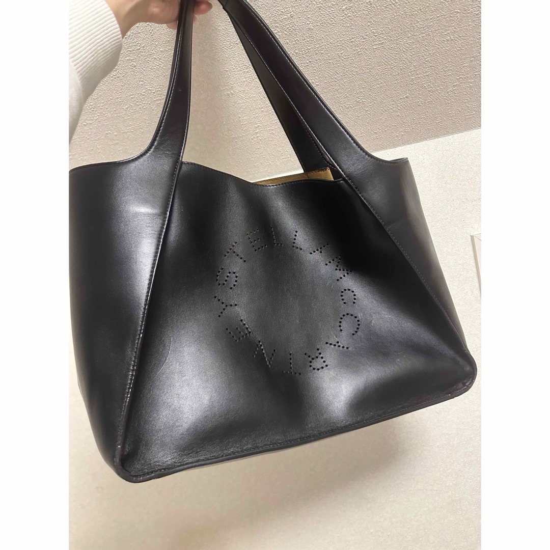 Stella McCartney(ステラマッカートニー)のステラマッカートニー定番トートバッグ🖤ブラック♪超美品 レディースのバッグ(トートバッグ)の商品写真