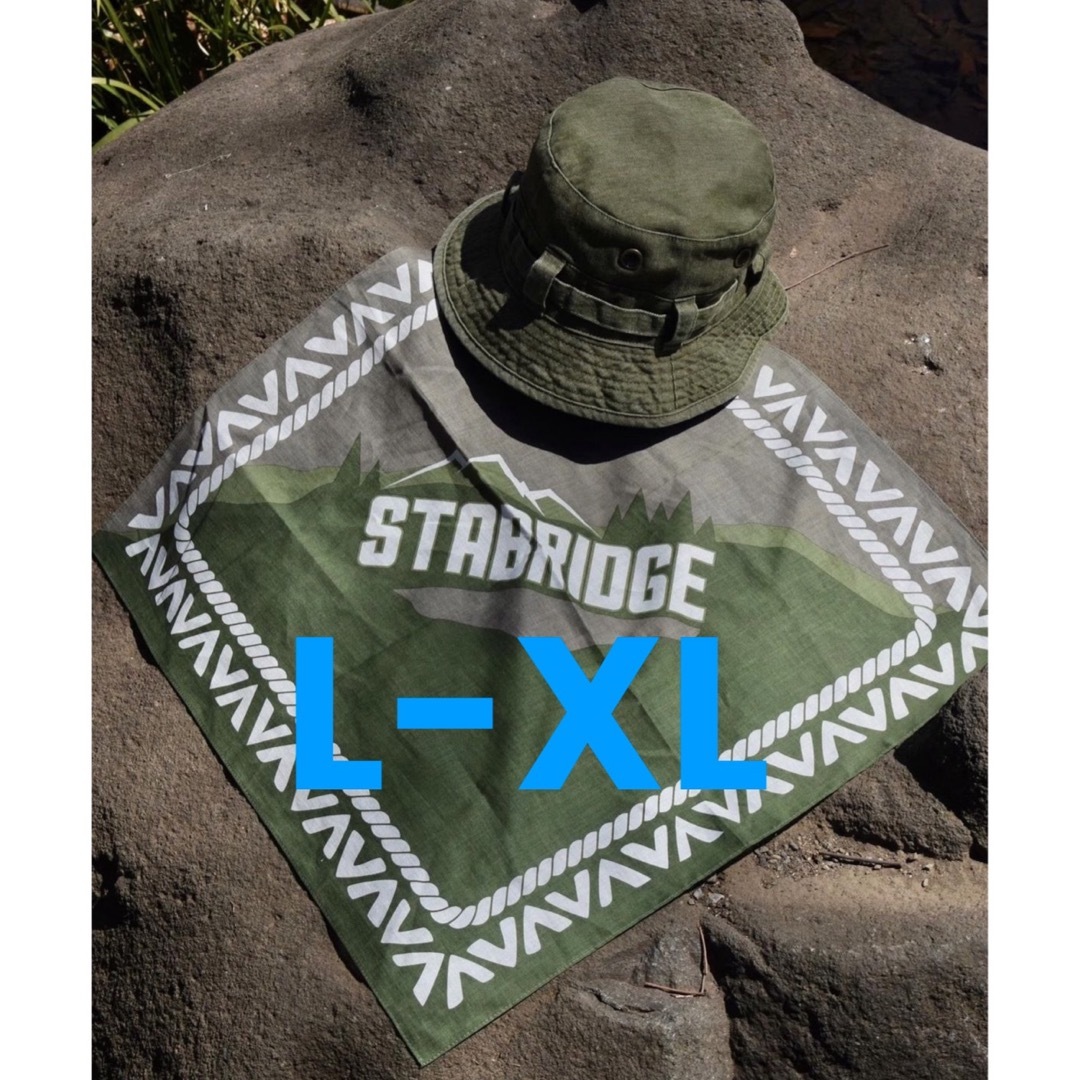 L-XL OLIVE STABRIDGE Bandana Jungle Hat メンズの帽子(ハット)の商品写真