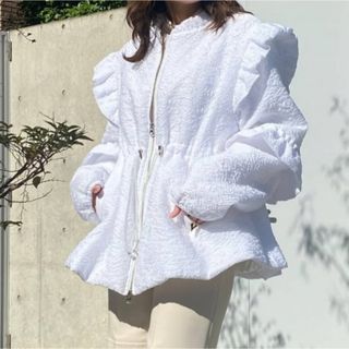 Honey mi Honey - ハニーミーハニーorgandy frill blouson