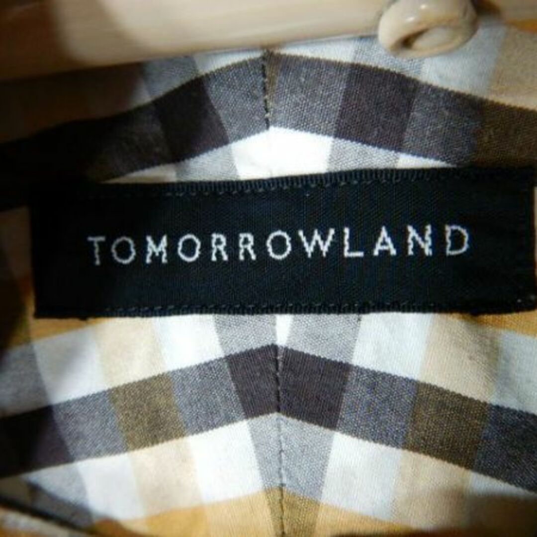 TOMORROWLAND(トゥモローランド)の8761　トゥモローランド　日本製　長袖　チェック　デザイン　BDシャツ メンズのトップス(シャツ)の商品写真