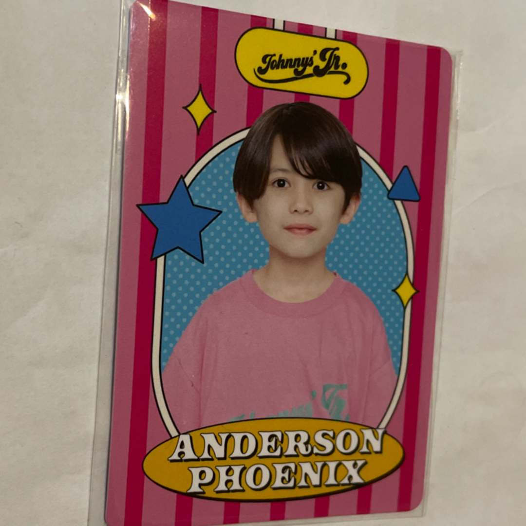 ジャニーズJr.(ジャニーズジュニア)のアンダーソンフェニックス プロフィールカード エンタメ/ホビーのタレントグッズ(アイドルグッズ)の商品写真