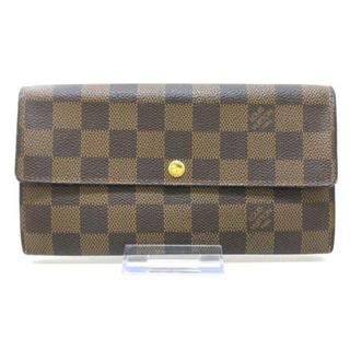 ルイヴィトン(LOUIS VUITTON)のルイヴィトン 長財布 ダミエ N61734 エベヌ(財布)