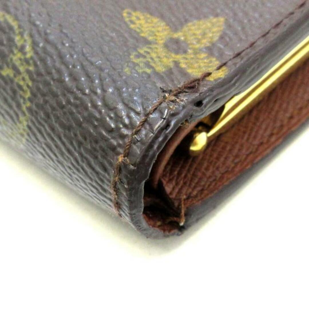 LOUIS VUITTON(ルイヴィトン)のルイヴィトン 2つ折り財布 モノグラム美品  レディースのファッション小物(財布)の商品写真